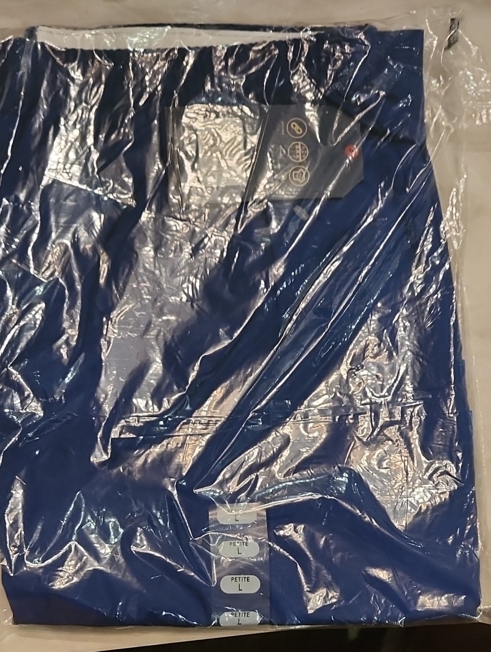 Women's Scrub Blue Bottoms - Petite L